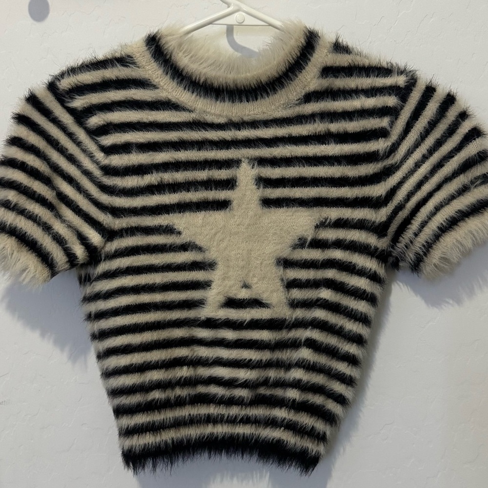 Sweater star stripped baby tee